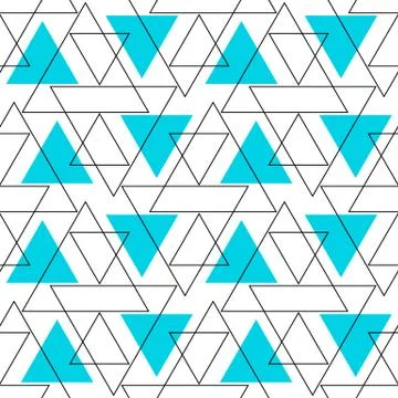 Abstract Background Geometric Seamless Pattern Stock Illustration