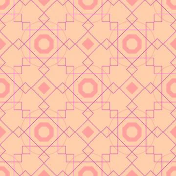 Abstract Background Geometric Seamless Pattern Stock Illustration