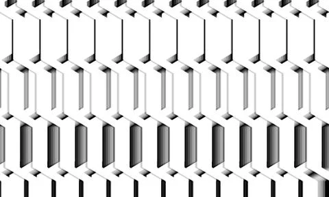 Abstract background, Geometric seamless pattern ,Black and white Stock Illustration