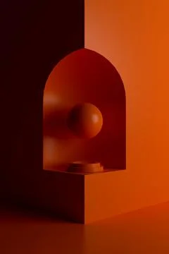 Abstract background of geometric shape. 3D rendering. Stock Illustration