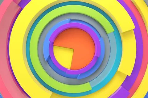 Abstract background of geometric shape. 3D rendering. Stock Illustration