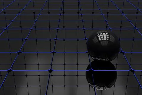 Abstract background of geometric shape. Digital art design. 3D rendering. Stock Illustration