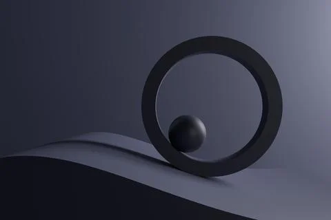 Abstract background of geometric shapes. 3D rendering. Stock Illustration