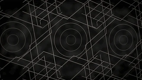 Abstract background geometric shapes. Camera moving. Stock Footage 90314374