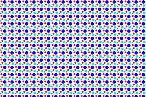 Abstract background. Geometric shapes, circles and squares. Gift wrap Stock Illustration