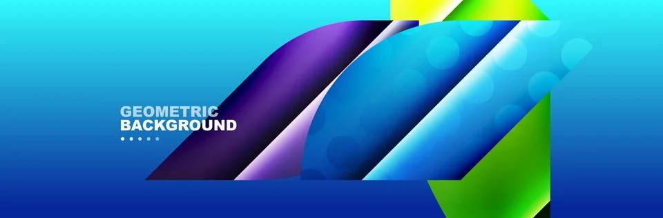 Abstract background with geometric shapes composition and light and shadow 스톡 일러스트
