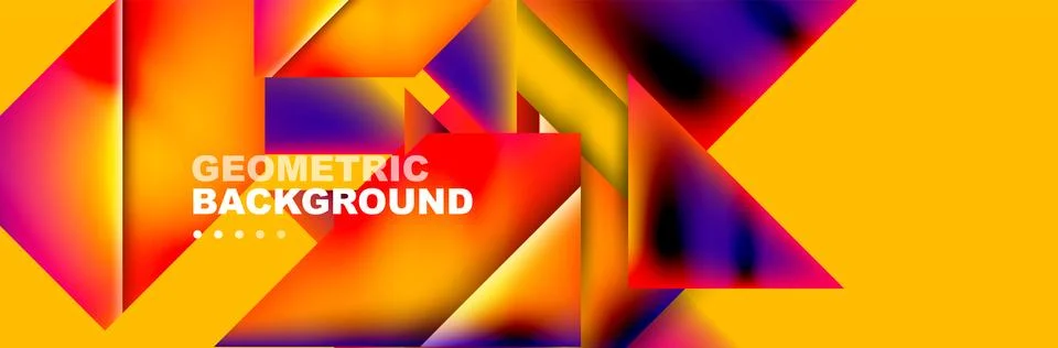 Abstract background with geometric shapes composition and light and shadow 스톡 일러스트