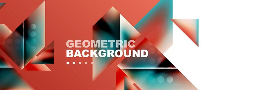 Abstract background with geometric shapes composition and light and shadow イラスト素材