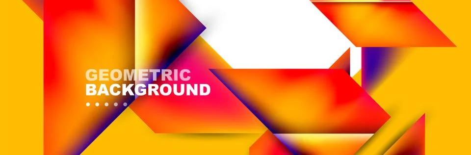 Abstract background with geometric shapes composition and light and shadow Illustrazione stock