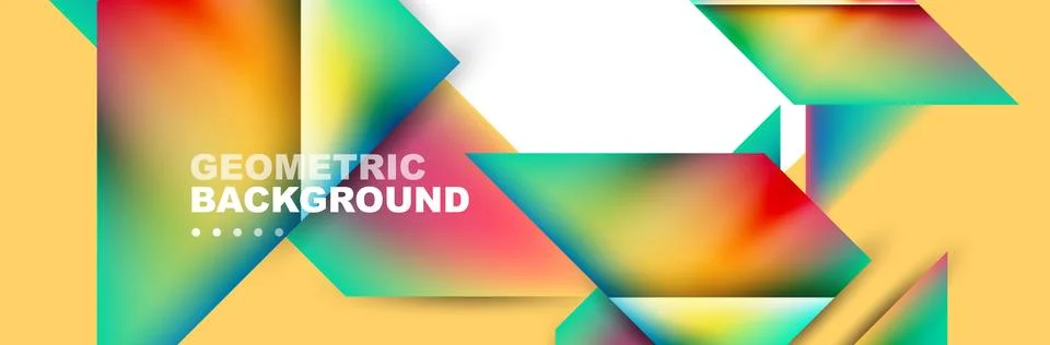 Abstract background with geometric shapes composition and light and shadow イラスト素材