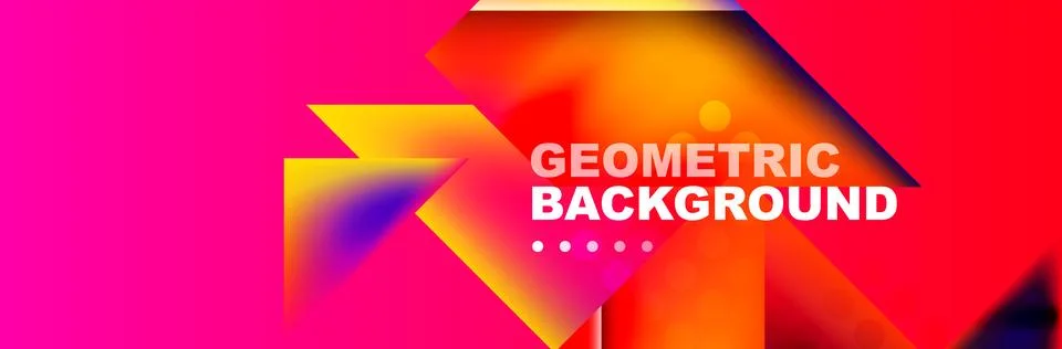 Abstract background with geometric shapes composition and light and shadow イラスト素材