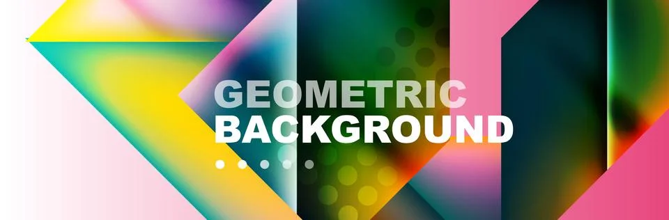 Abstract background with geometric shapes composition and light and shadow イラスト素材