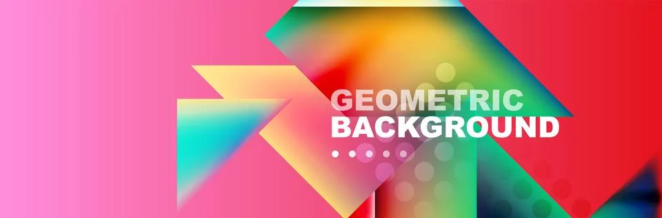 Abstract background with geometric shapes composition and light and shadow イラスト素材