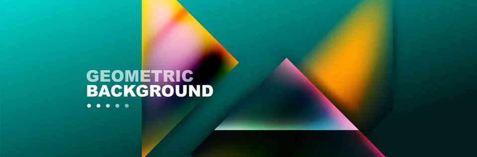 Abstract background with geometric shapes composition and light and shadow 스톡 일러스트