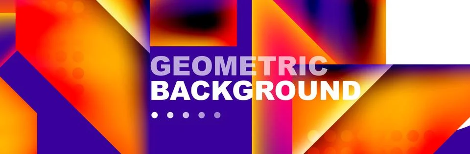 Abstract background with geometric shapes composition and light and shadow イラスト素材
