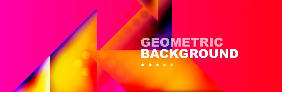 Abstract background with geometric shapes composition and light and shadow イラスト素材