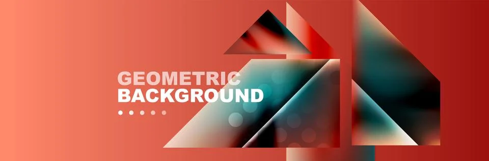 Abstract background with geometric shapes composition and light and shadow イラスト素材