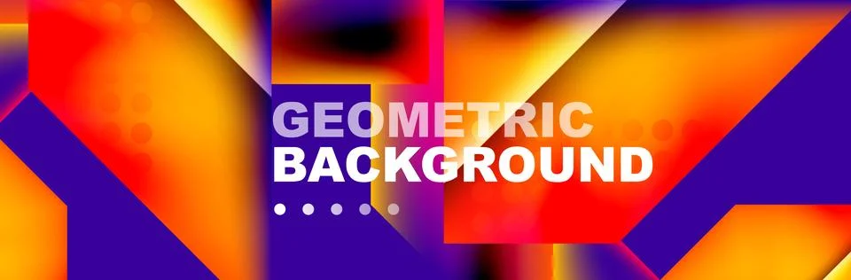 Abstract background with geometric shapes composition and light and shadow 스톡 일러스트
