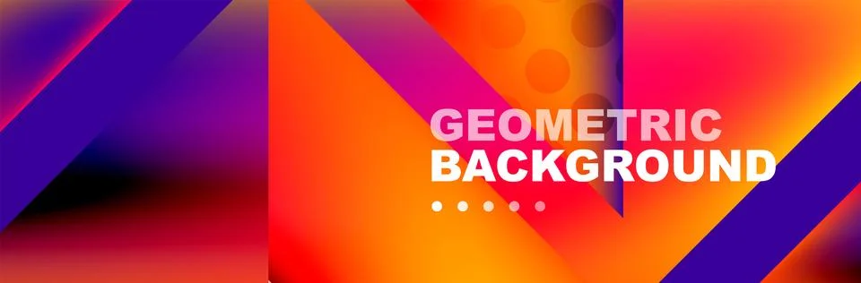 Abstract background with geometric shapes composition and light and shadow Illustrazione stock