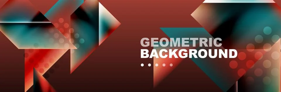Abstract background with geometric shapes composition and light and shadow 스톡 일러스트