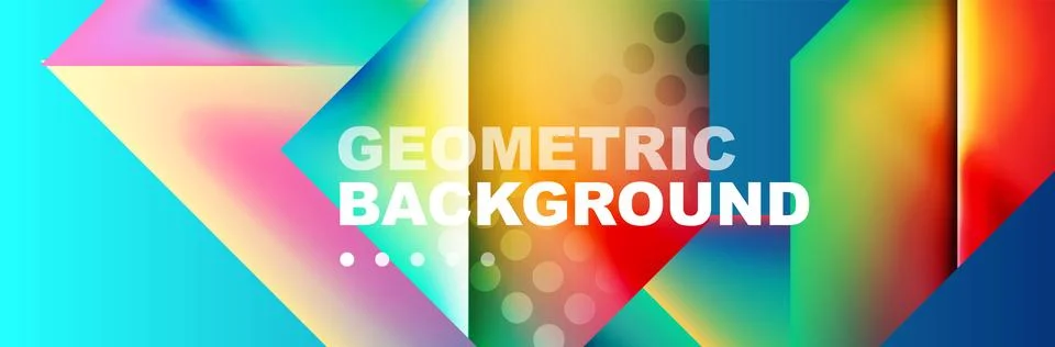Abstract background with geometric shapes composition and light and shadow 스톡 일러스트