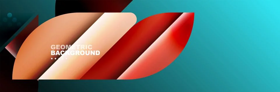 Abstract background with geometric shapes composition and light and shadow 스톡 일러스트