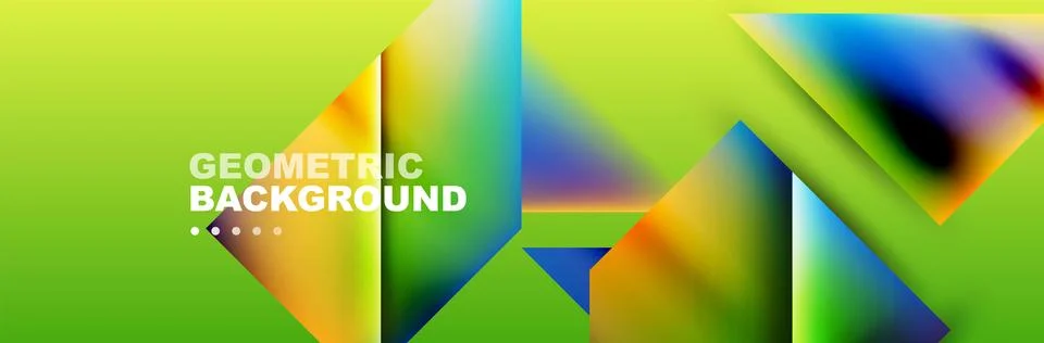 Abstract background with geometric shapes composition and light and shadow イラスト素材
