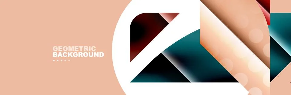 Abstract background with geometric shapes composition and light and shadow イラスト素材
