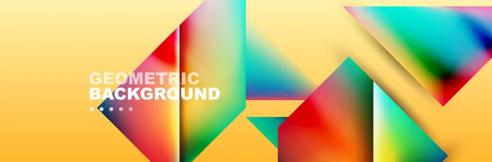 Abstract background with geometric shapes composition and light and shadow イラスト素材