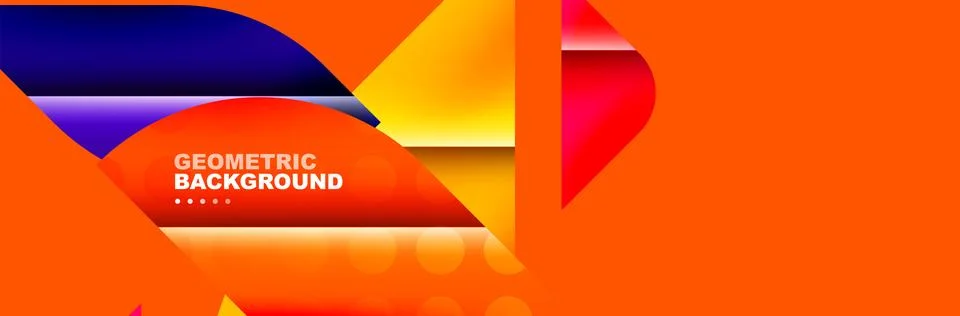 Abstract background with geometric shapes composition and light and shadow イラスト素材
