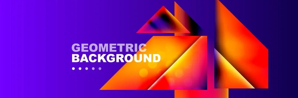 Abstract background with geometric shapes composition and light and shadow イラスト素材