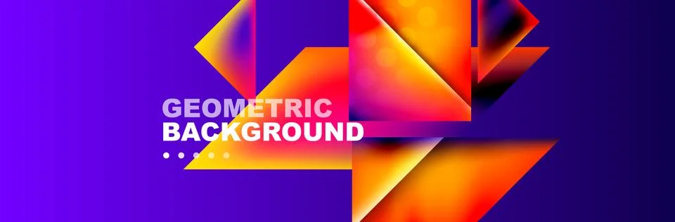 Abstract background with geometric shapes composition and light and shadow イラスト素材