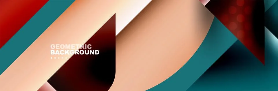 Abstract background with geometric shapes composition and light and shadow イラスト素材
