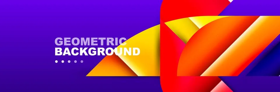 Abstract background with geometric shapes composition and light and shadow イラスト素材
