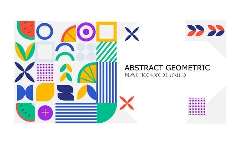 Abstract background of geometric shapes. Stock Illustration