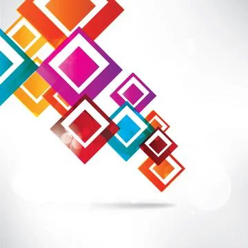 Abstract background with geometric shapes Stock Illustration