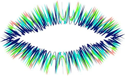 Abstract background with geometric shapes. Vector illustration in flat styl.. Foto stock
