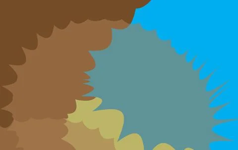 Abstract background with geometric shapes. Vector illustration in flat styl.. 写真素材