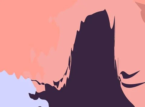 Abstract background with geometric shapes. Vector illustration in flat styl.. Foto stock