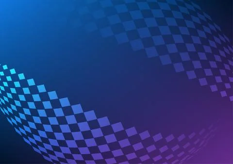 Abstract background, geometric squares, arranged in waves. wallpaper, scree.. 库存插图