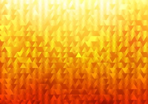 Abstract background geometric triangle shapes pattern vibrant orange color gr Stock Illustration