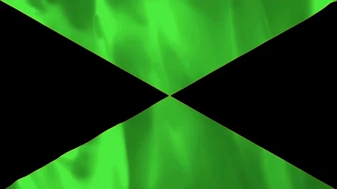 Abstract background with geometric triangular shapes in bright green and bl.. Stock Footage 343581806