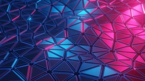 Abstract background of geometric triangular shapes. Unusual seamless background Stock Illustration