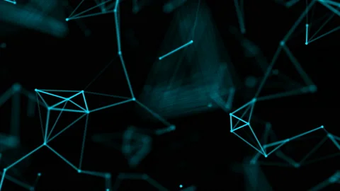 Abstract background with geometry elements Stock Footage 101860264