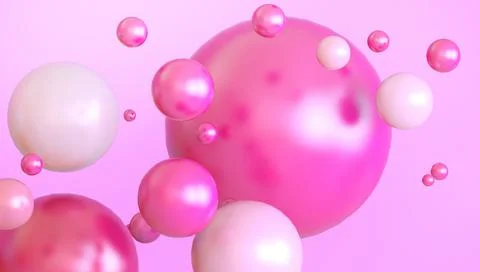 Abstract Background Geometry shapes Circle Bubbles Creative Concept on Purple Stock Illustration