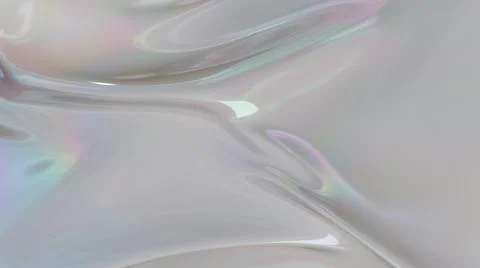 Abstract background of glass waves. Shimmering texture 3d render, liquid Stock Illustration