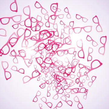 Abstract background: glasses イラスト素材