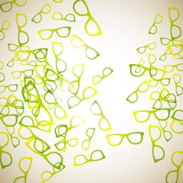 Abstract background: glasses Illustrazione stock