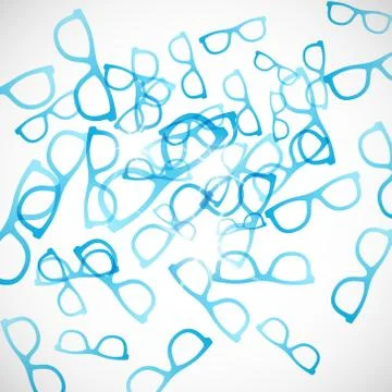 Abstract background: glasses Stock Illustration