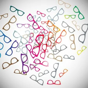 Abstract background: glasses Stock Illustration